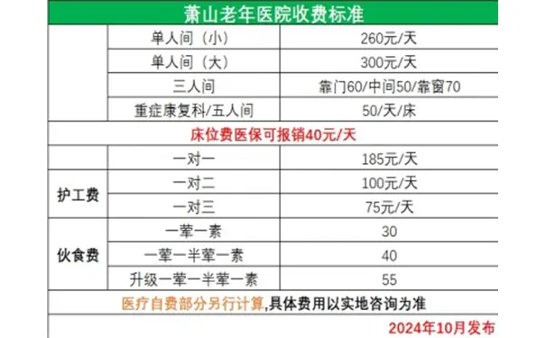 萧山老年医院康复中心