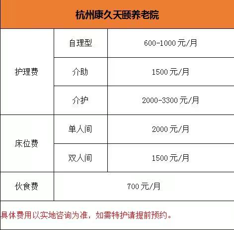 杭州康久天颐养老院